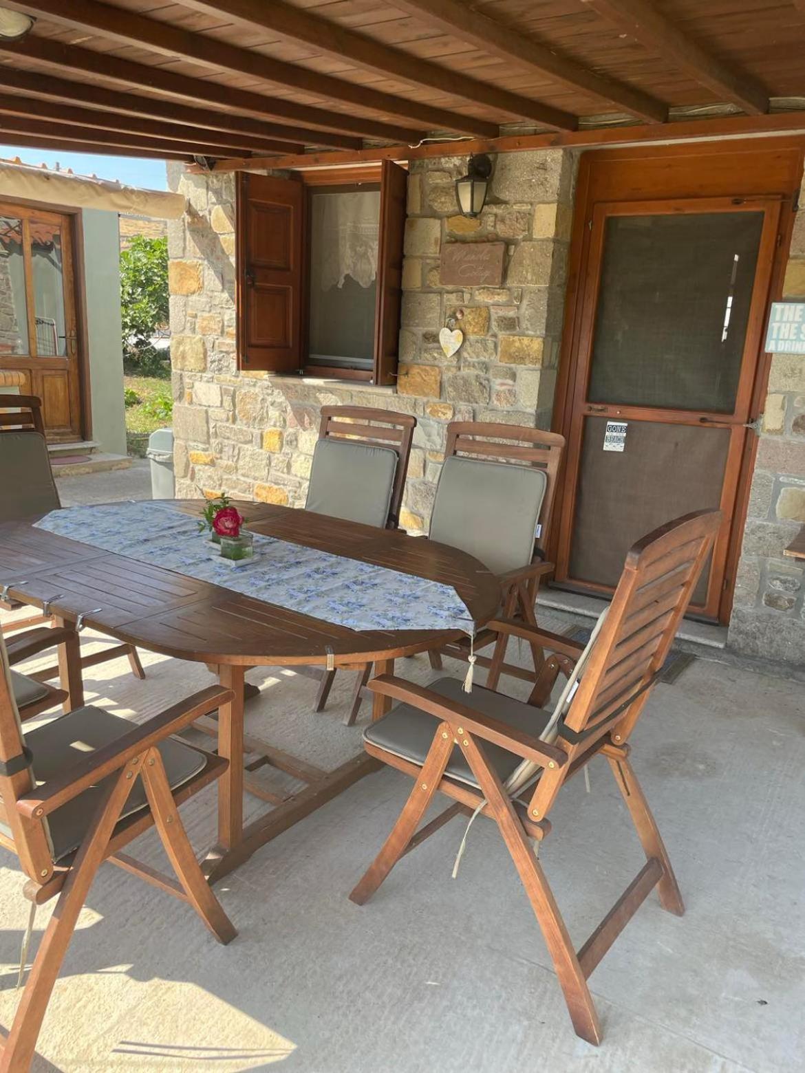 Manolis Cottage Thanos Buitenkant foto